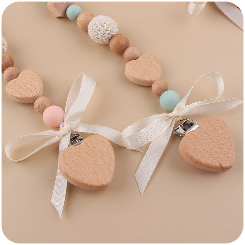 Wholesale Baby Cartoon Handmade Bow Creative DIY Silicone Teether